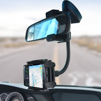 Car Rearview Mirror Hose Bracket Mobile Phone Clip Universal Navigation Bracket - Universal Car Holders by buy2fix | Online Shopping UK | buy2fix