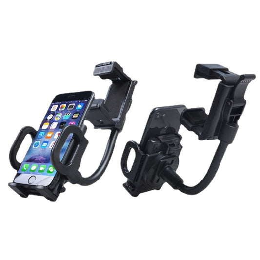 Car Rearview Mirror Hose Bracket Mobile Phone Clip Universal Navigation Bracket - Universal Car Holders by buy2fix | Online Shopping UK | buy2fix