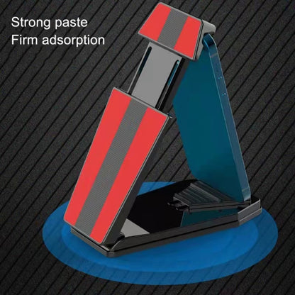 Mobile Phone Tablet Car Holder Suction Cup Instrument Fixed Bracket, Color: Red Leather Pattern by buy2fix