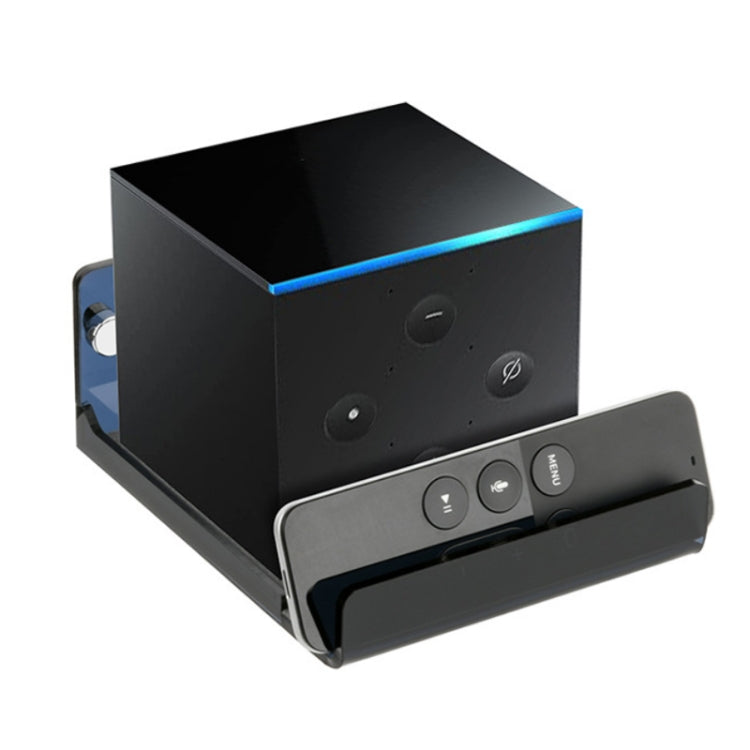 Set Top Box Wall Storage Mount For Amazon Fire TV(Half-transparent Tea Black) - Laptop Stand by buy2fix | Online Shopping UK | buy2fix