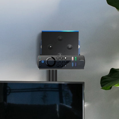 Set Top Box Wall Storage Mount For Amazon Fire TV(Half-transparent Tea Black) - Laptop Stand by buy2fix | Online Shopping UK | buy2fix