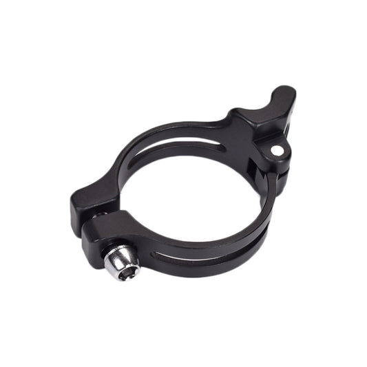 FMFXTR Bike Front Derailleur Clamp Straight Lock Turn to Clamp Converting Seat(Black 31.8mm) - Pipe clamps by FMFXTR | Online Shopping UK | buy2fix