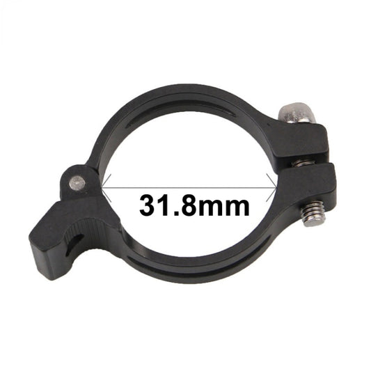FMFXTR Bike Front Derailleur Clamp Straight Lock Turn to Clamp Converting Seat(Black 31.8mm) - Pipe clamps by FMFXTR | Online Shopping UK | buy2fix