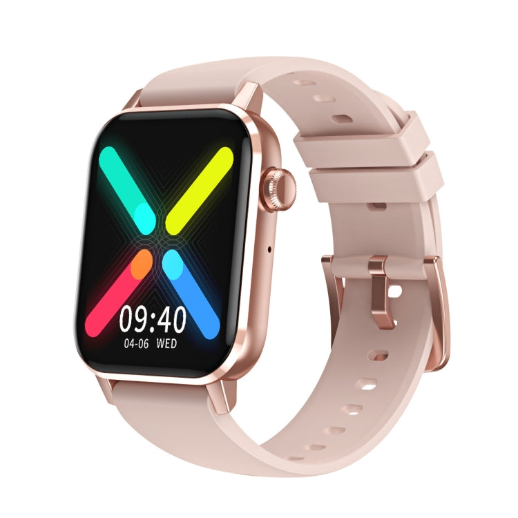 HD6 1.69 inch Multifunctional Heart Rate Monitoring Smart Watch(Pink) by buy2fix