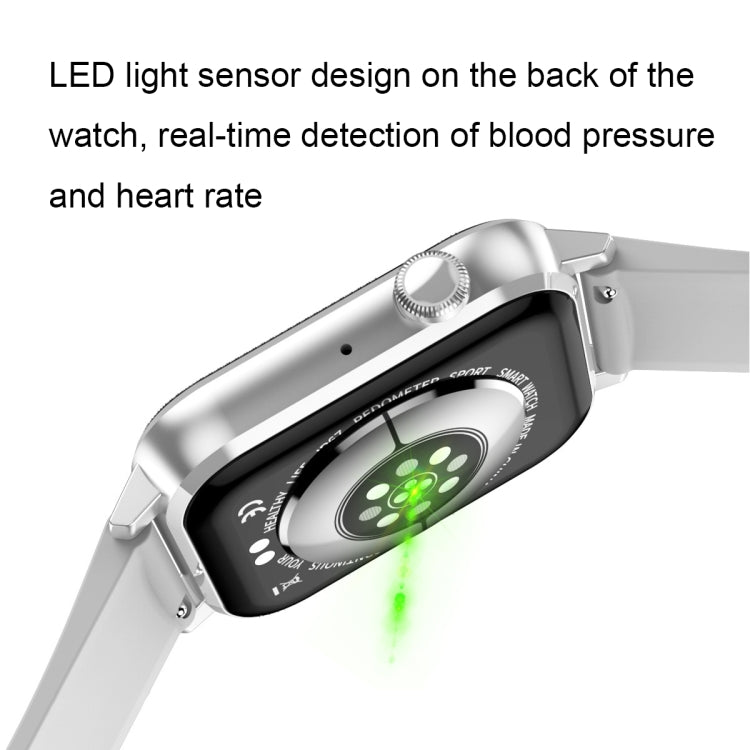 HD6 1.69 inch Multifunctional Heart Rate Monitoring Smart Watch(Pink) by buy2fix