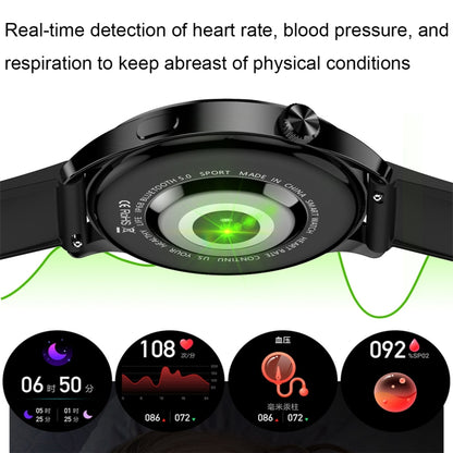 HD2 1.32 Inch Heart Rate Detection Smart Watch(Silver + Steel) by buy2fix