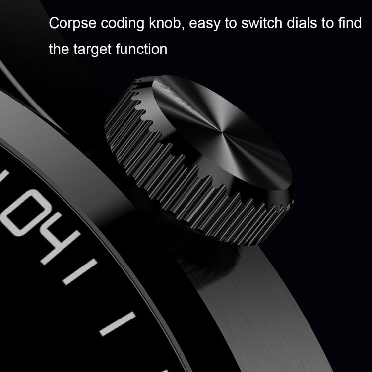 HD2 1.32 Inch Heart Rate Detection Smart Watch(Silver + Leather) by buy2fix