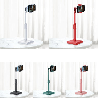 2 PCS Desktop Mobile Phone Live Broadcast Bracket Online Class Telescopic Floor Stand(Lucky Red) - Stand by buy2fix | Online Shopping UK | buy2fix