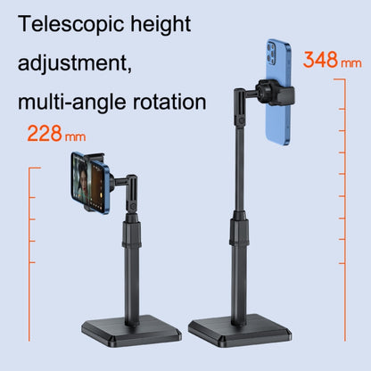 2 PCS Desktop Mobile Phone Live Broadcast Bracket Online Class Telescopic Floor Stand(Dark Green) - Stand by buy2fix | Online Shopping UK | buy2fix