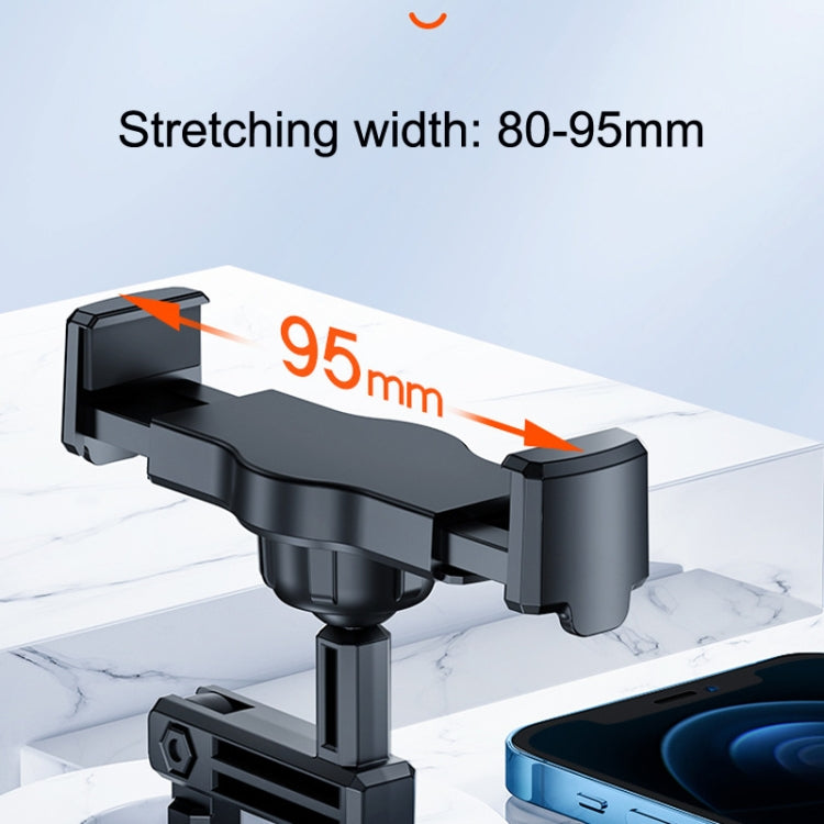 2 PCS Desktop Mobile Phone Live Broadcast Bracket Online Class Telescopic Floor Stand(Cool Black) - Stand by buy2fix | Online Shopping UK | buy2fix
