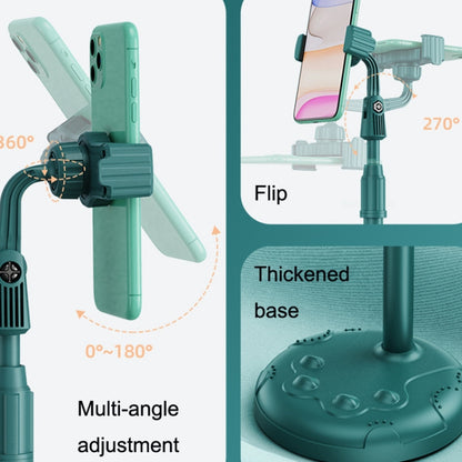 2 PCS Mobile Phone Live Bracket Computer Desktop Online Class Telescopic Overhead Frame(Dark Green) - Stand by buy2fix | Online Shopping UK | buy2fix