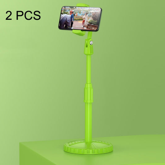 2 PCS Multifunctional Live Telescopic Mobile Phone Desktop Bracket(Mint Green) - Stand by buy2fix | Online Shopping UK | buy2fix