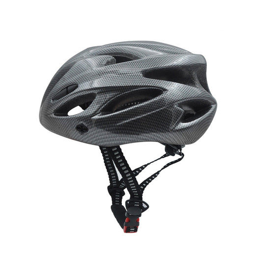Unisex Cycling Bike One-piece Helmet (Fiber Black) by buy2fix