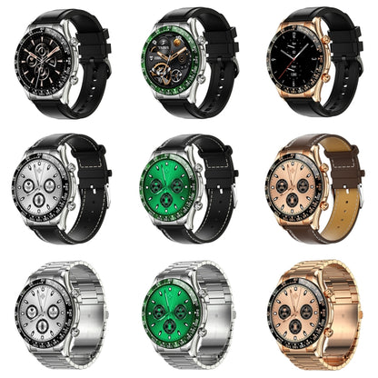 LOANIY E18 Pro Smart Bluetooth Calling Watch with NFC Function, Color: Green Silver Steel - Smart Watches by LOANIY | Online Shopping UK | buy2fix