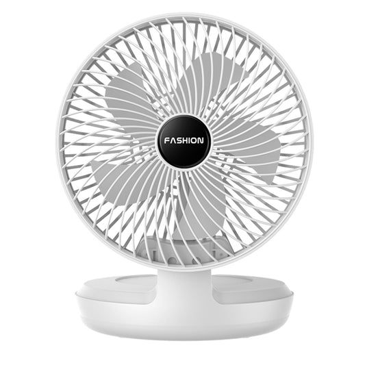 Folding Office Desktop Household Portable Small Fan, Size: 8 inch(White USB Direct Plug) - Electric Fans by buy2fix | Online Shopping UK | buy2fix