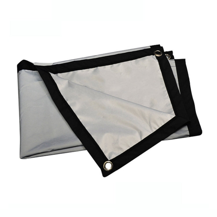Folding Metal Anti-Light HD Projection Curtain, Size: 72 inch 16:9 159x90cm Punch Black Border - Film Curtains by buy2fix | Online Shopping UK | buy2fix