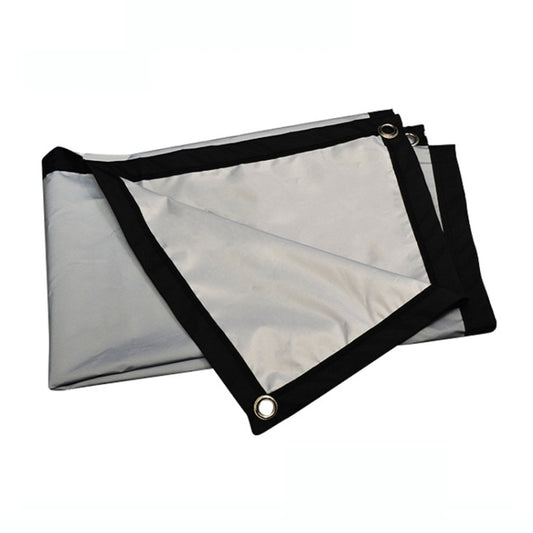 Folding Metal Anti-Light HD Projection Curtain, Size: 133 inch 16:9 300x160cm Punch Black Border - Film Curtains by buy2fix | Online Shopping UK | buy2fix