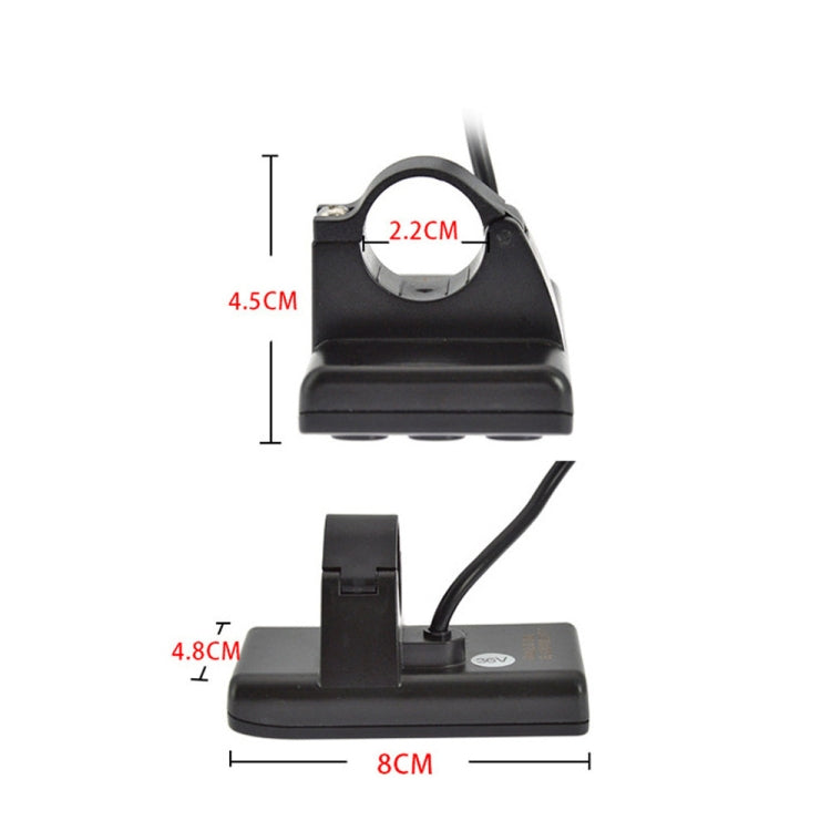 S866 Electric Bicycle Mountain Bike LCD Meter, Specification: A Type by buy2fix