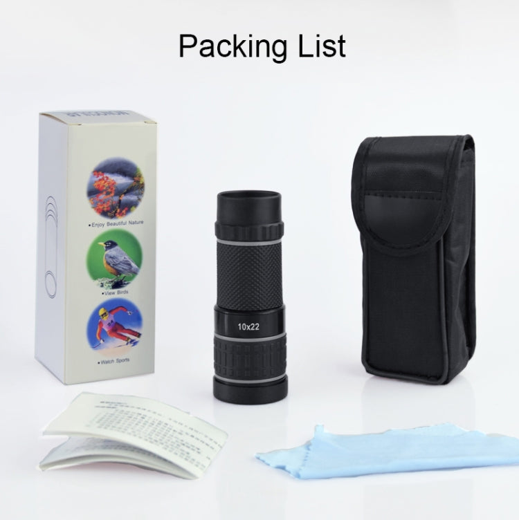 OC-1022 10X HD Non-Slip Monocular(Yellow Circle) by buy2fix