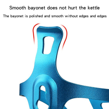 Bicycle Aluminum Alloy Kettle Frame(Blue Bilateral With Base) by buy2fix