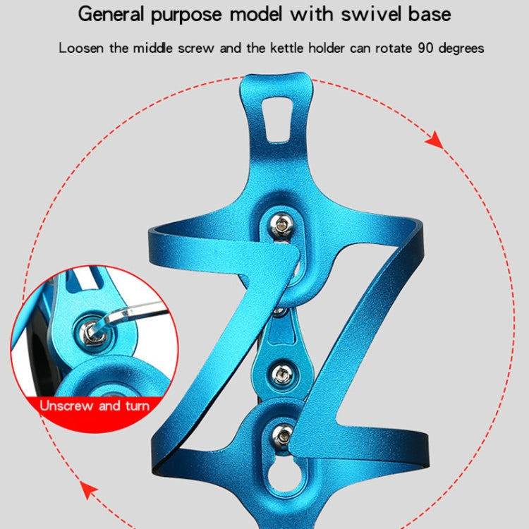 Bicycle Aluminum Alloy Kettle Frame(Blue Bilateral With Base) by buy2fix