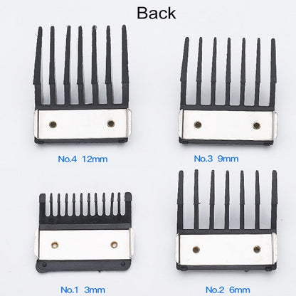 4 In 1 Hair Clipper Limit Comb Barber Tool Accessories(Black) - Haircutting Scissors Parts by buy2fix | Online Shopping UK | buy2fix