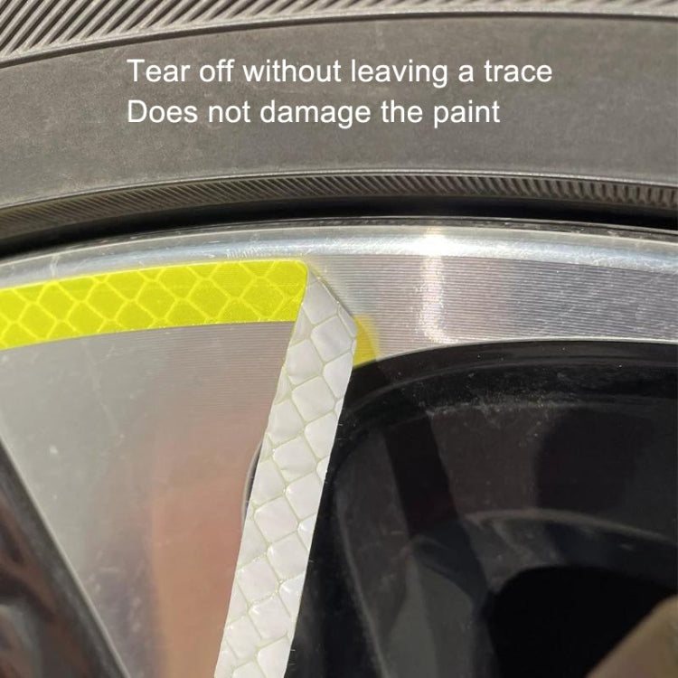 20pcs /Set Car Wheel Reflective Stickers 3D Personal Decoration Tire Warning Stickers(Blue) by buy2fix