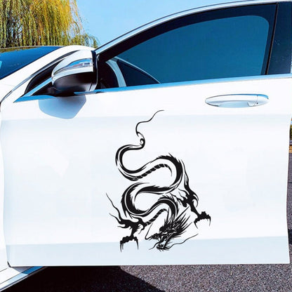 D-131 Dragon Totem Dragon Car Cover Sticker Modified Roof Scratch Sticker(Black) by buy2fix