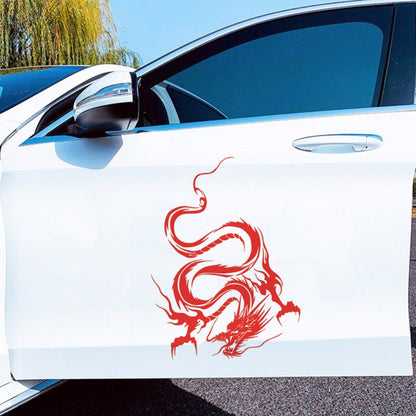 D-131 Dragon Totem Dragon Car Cover Sticker Modified Roof Scratch Sticker(Red) by buy2fix