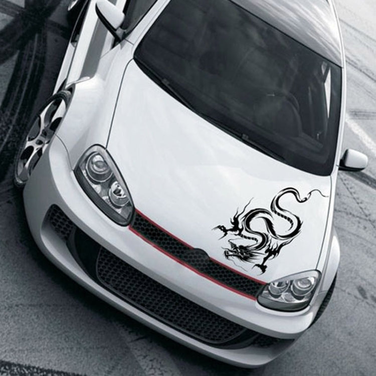 D-131 Dragon Totem Dragon Car Cover Sticker Modified Roof Scratch Sticker(Black) by buy2fix
