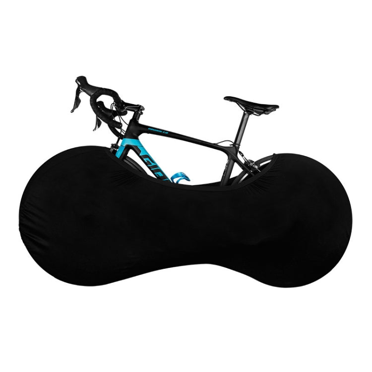 Bicycle Tire Dust Cover High Elasticity Universal Road Bike Wheel Cover(Black) by buy2fix