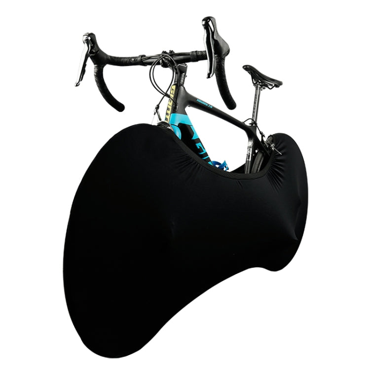 Bicycle Tire Dust Cover High Elasticity Universal Road Bike Wheel Cover(Black) by buy2fix