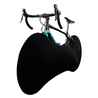 Bicycle Tire Dust Cover High Elasticity Universal Road Bike Wheel Cover(Black) by buy2fix