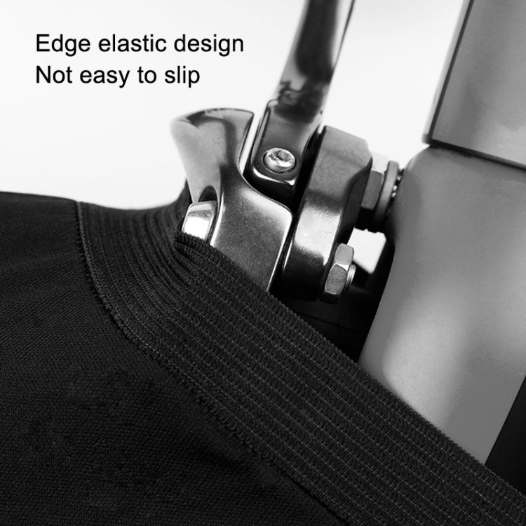 Bicycle Tire Dust Cover High Elasticity Universal Road Bike Wheel Cover(Black) by buy2fix