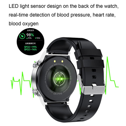 ME88 1.32 Inch Heart Rate Sleep Monitoring Smart Watch(Black Leather) by buy2fix