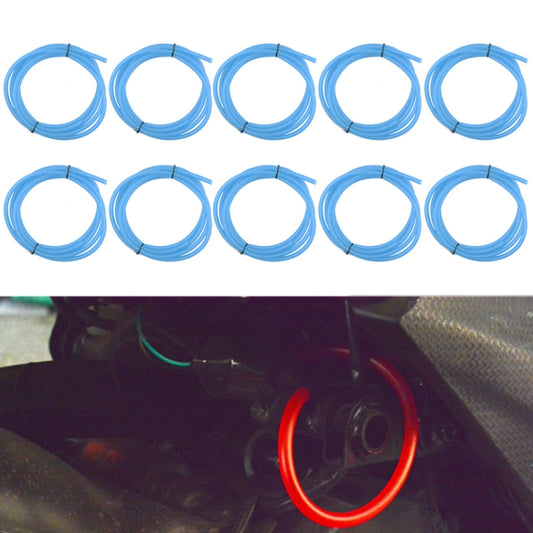 10PCS Motorcycle Modification Oil Pipe Rubber Gasoline Pipe, Length: 1m(Blue) - oil tank tubes & oil pumps by buy2fix | Online Shopping UK | buy2fix