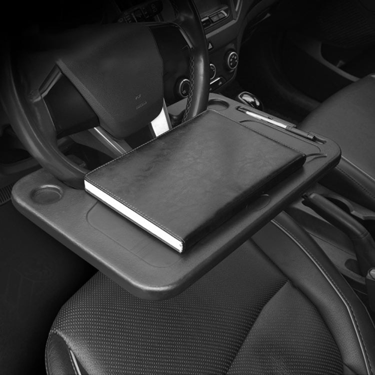 Multifunctional Car Dining Tray Steering Wheel Notebook Bracket(Size: About 42x29x3cm) - Car Drink Holders by buy2fix | Online Shopping UK | buy2fix