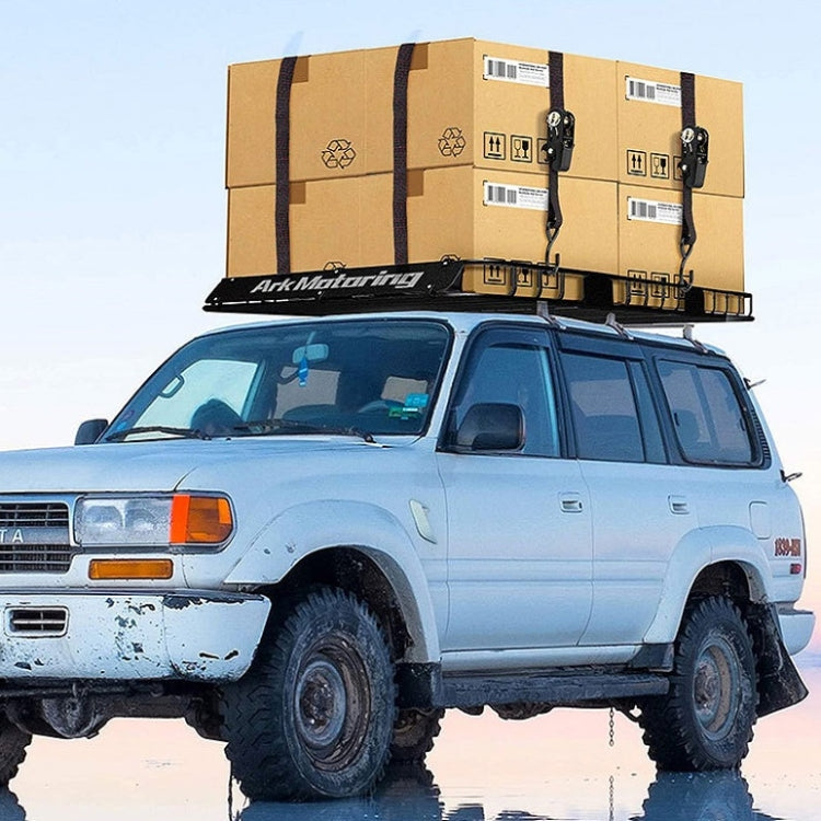 Motorcycle Car Fixed Cargo Ratchet Straps Trailer Tensioner(4 Straps+1 Storage Bag) - Towing Bars by buy2fix | Online Shopping UK | buy2fix