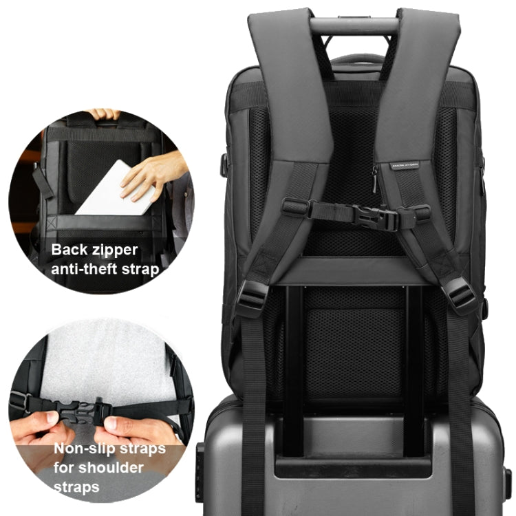 Mark Ryden 17.3 Inch Men Large Capacity Oxford Cloth Computer Backpack,Style: Expansion Style by buy2fix