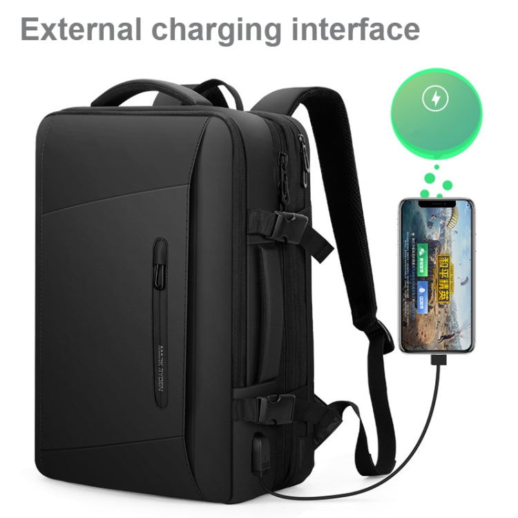 Mark Ryden 17.3 Inch Men Large Capacity Oxford Cloth Computer Backpack,Style: Raincoat Style by buy2fix