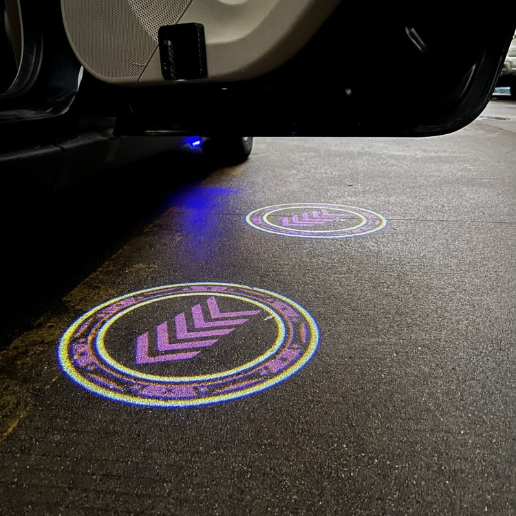 LED Infrared Induction Car Door Welcome Light Night Projection Ambient Light, Specification: Honor (Purple)(1 Pair/Box) - Atmosphere lights by buy2fix | Online Shopping UK | buy2fix