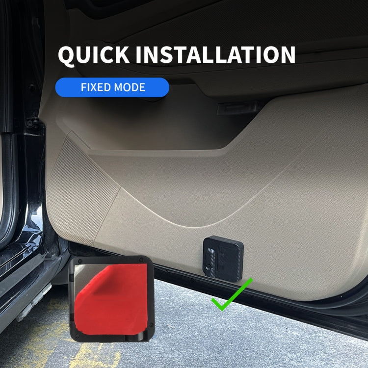 LED Infrared Induction Car Door Welcome Light Night Projection Ambient Light, Specification: Modern Circle (Blue)(1 Pair/Box) - Atmosphere lights by buy2fix | Online Shopping UK | buy2fix