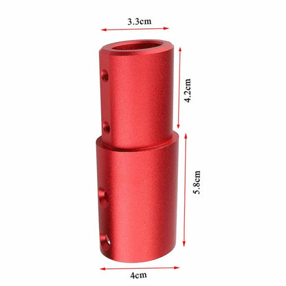 Aluminum Extension Pipe Extender Pole For Xiaomi M365/M365Pro Pro2 1S(Red) - Accessories & Parts by buy2fix | Online Shopping UK | buy2fix