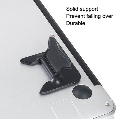 Portable Folding Notebook Computer ABS Bracket(Black) - Laptop Stand by buy2fix | Online Shopping UK | buy2fix