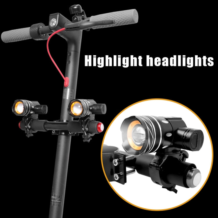 Electric Scooter T6 LED Light Front Lamp Lighted Armrest For Xiaomi M365 /Pro - Accessories & Parts by buy2fix | Online Shopping UK | buy2fix