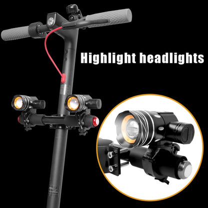 Electric Scooter T6 LED Light Front Lamp Lighted Armrest For Xiaomi M365 /Pro - Accessories & Parts by buy2fix | Online Shopping UK | buy2fix