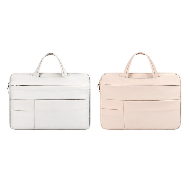 ND05SDZ Waterproof Wearable Laptop Bag, Size: 13.3 inches(Creamy-white) by buy2fix