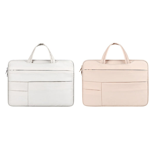 ND05SDZ Waterproof Wearable Laptop Bag, Size: 15.6 inches(Creamy-white) by buy2fix