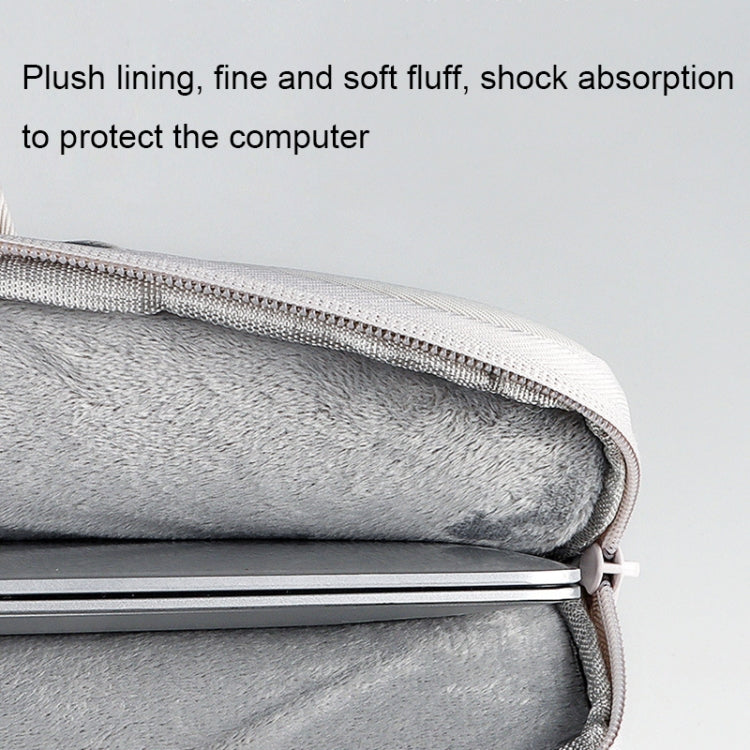 ND05SDZ Waterproof Wearable Laptop Bag, Size: 15.6 inches(Creamy-white) by buy2fix