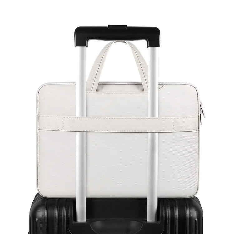 ND05SDZ Waterproof Wearable Laptop Bag, Size: 15.6 inches(Creamy-white) by buy2fix